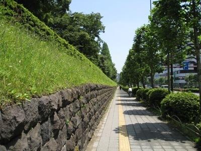 日本皇室专用地赤坂御用地周围的围墙(资料图)