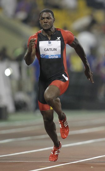 运动员,前世锦赛,奥运会百米冠军,美国老将贾斯丁·加特林力压