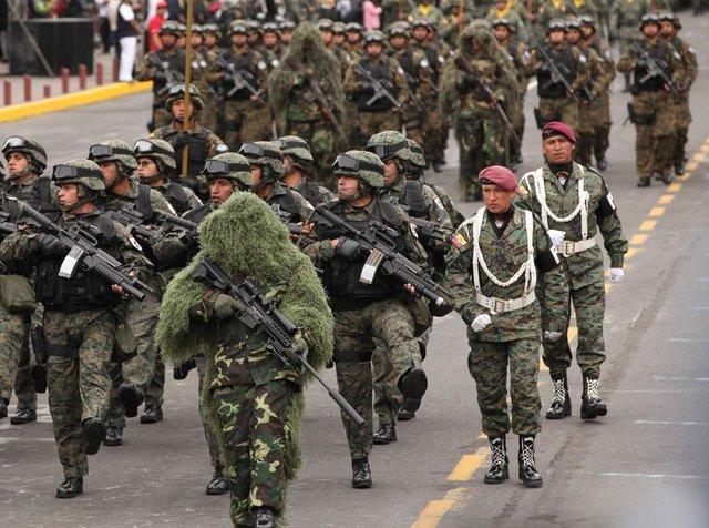 厄瓜多尔阅兵图片