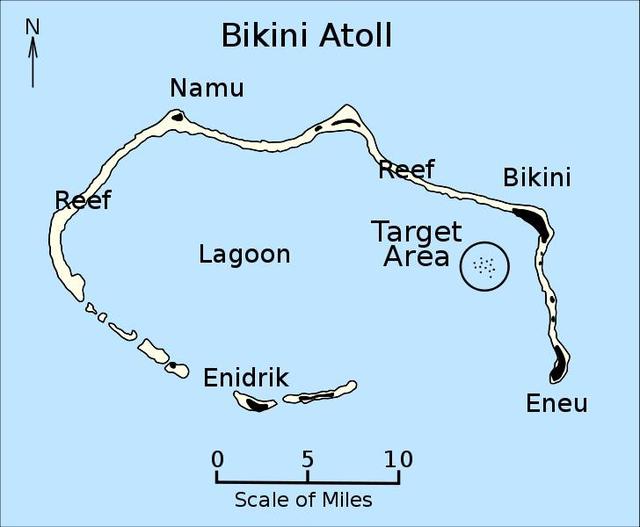 比基尼环礁地理位置图片
