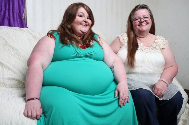 美女变胖增肥后肚子图片