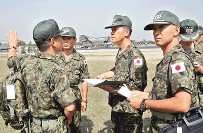 資料圖:日本自衛隊軍官