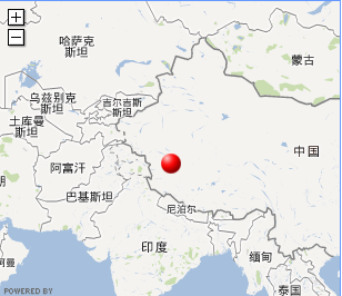 西藏阿里日土县发生3.9级余震 震源深度7公里