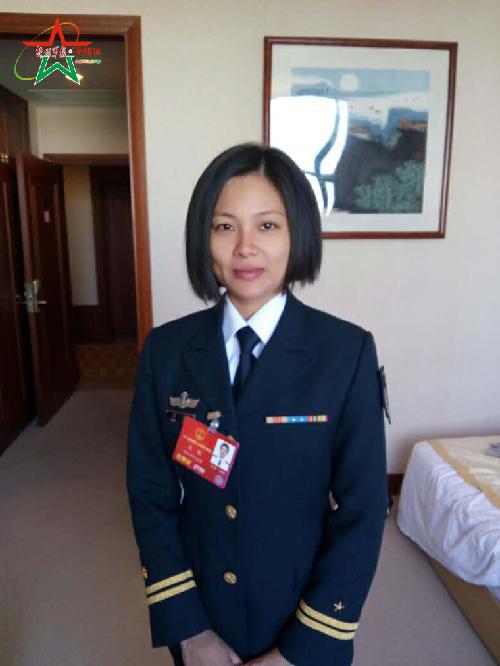 军队人大代表,海军某旅两栖侦察队女兵队队长文敏
