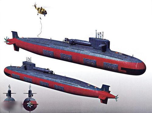港媒称中国最新093t核潜艇曝光可载蛙人作战