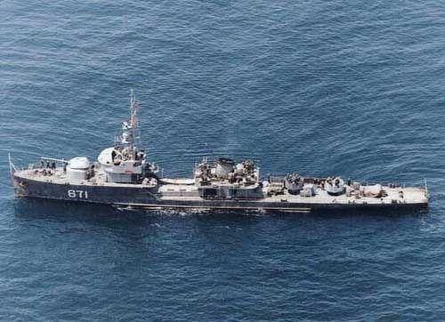 资料图:朝鲜海军炮舰