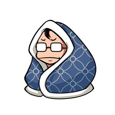 云南工程职业学院的两名男生竟然裹着被子去上课!被网友做成了表情包.