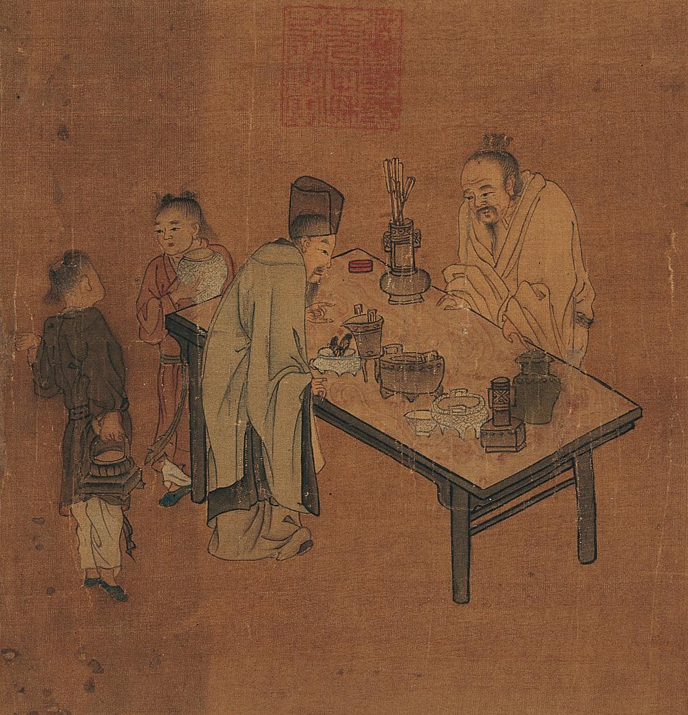 《宋人博古图》 宋朝士大夫为何热衷玩收藏?