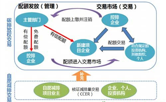 碳交易市場流程圖