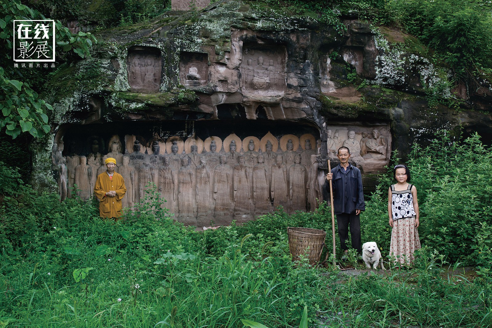 唐代佛道窟,四川仁壽縣高家鎮牛角寨,2010年6月.