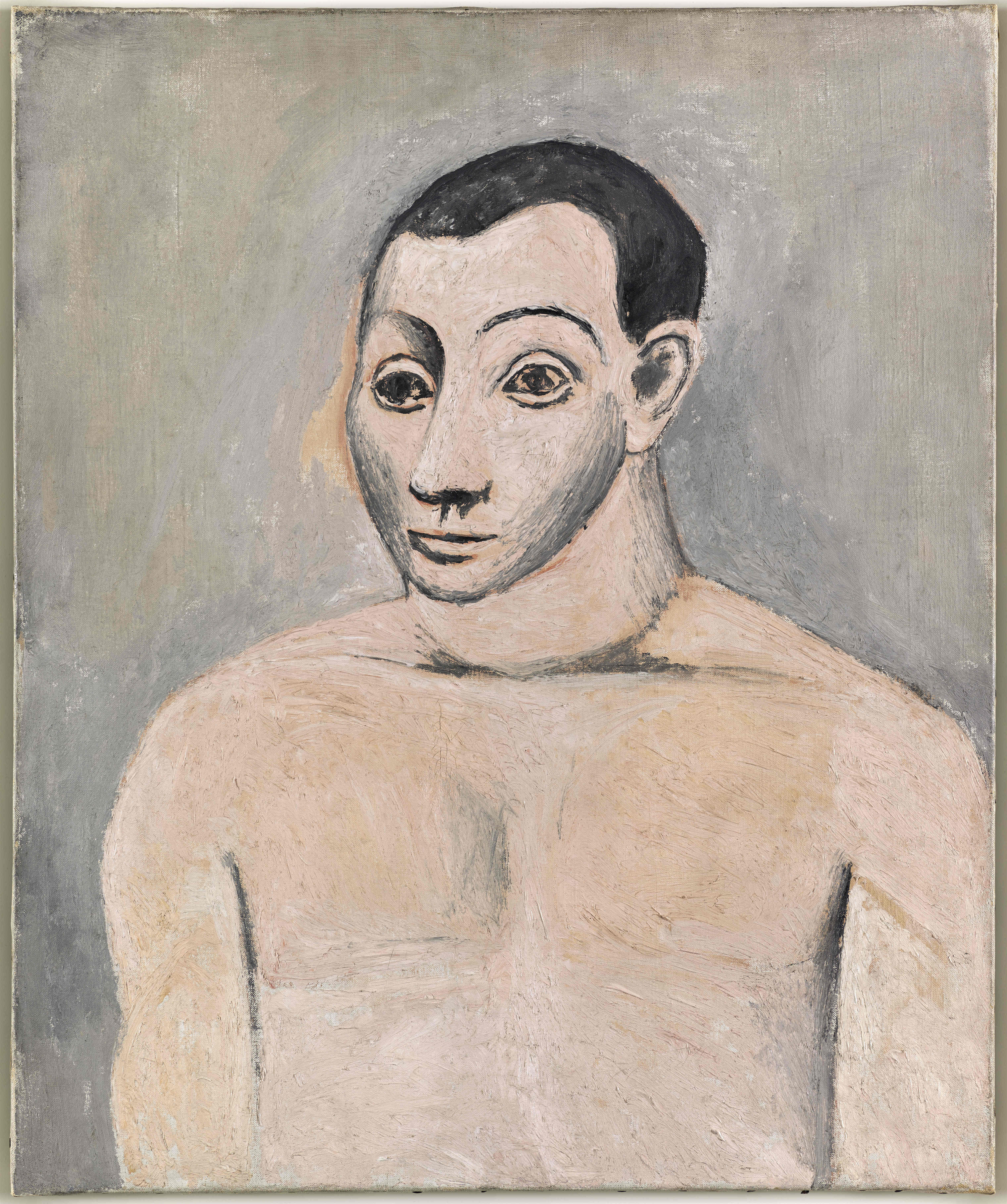 《自画像》 巴黎， 1906 年秋 布面油画 65 x 54 cm 国立巴黎毕加索博物馆 版权声明 Succession Picasso 2019