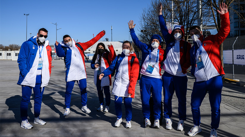 Les athlètes étrangers sont tous arrivés au village olympique de Beijing