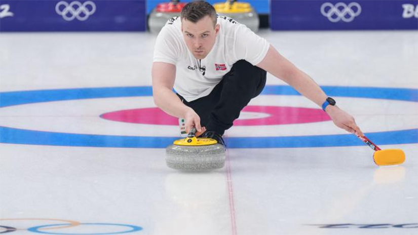 Highlights of curling mixed doubles at Beijing 2022