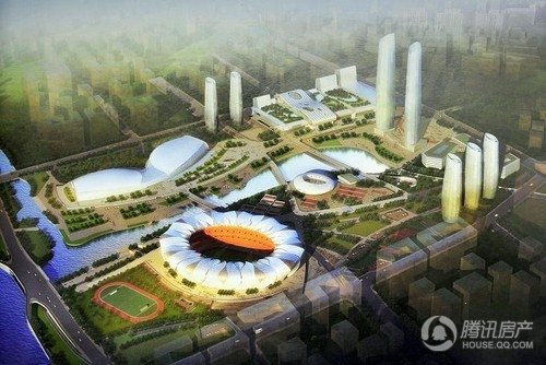 杭州惊现"比基尼"大楼——奥体博览城