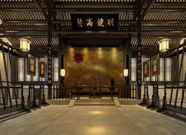 古代的衙门传说是正气汇聚之地,鬼神不敢侵(资料图 图源网络)远离怒气