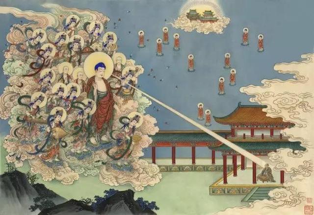 阿弥陀佛接引往生