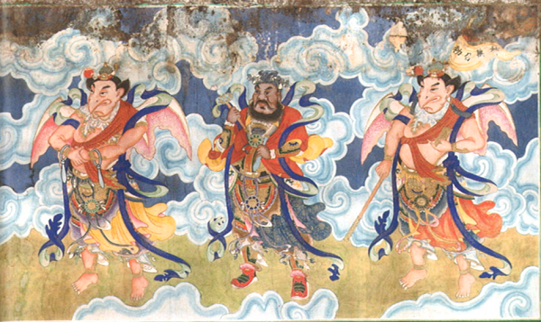 清 钦安殿东次间北壁神像画