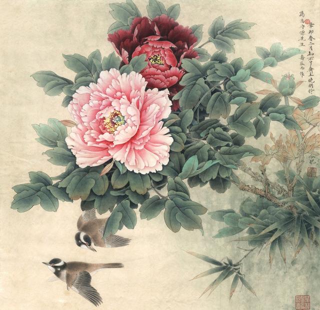 春归牡丹(资料图 图源网络)谷雨时节,春将远渐远,夏将至未至.