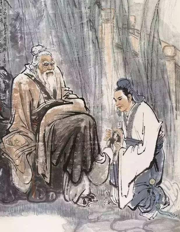 张良拜师(资料图 图源网络)