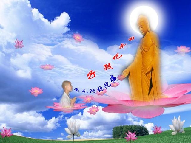 佛号功德巍巍 弥陀盼儿早归 怎样念佛拜佛 刚才我们唱《炉香赞》的