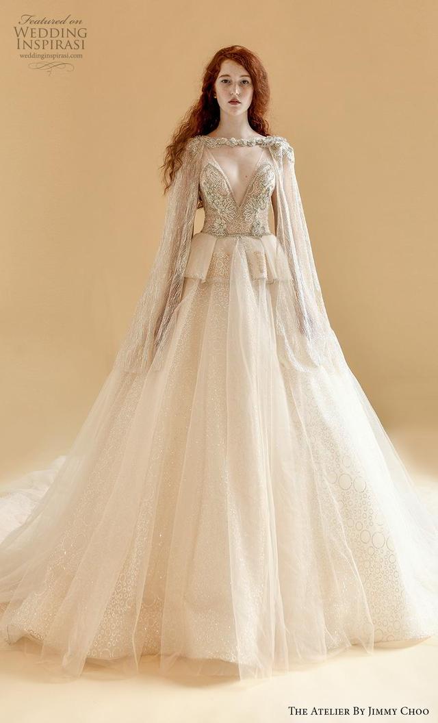 theatelierbyjimmychoo2020秋冬婚纱系列灵感来自皇家幻想