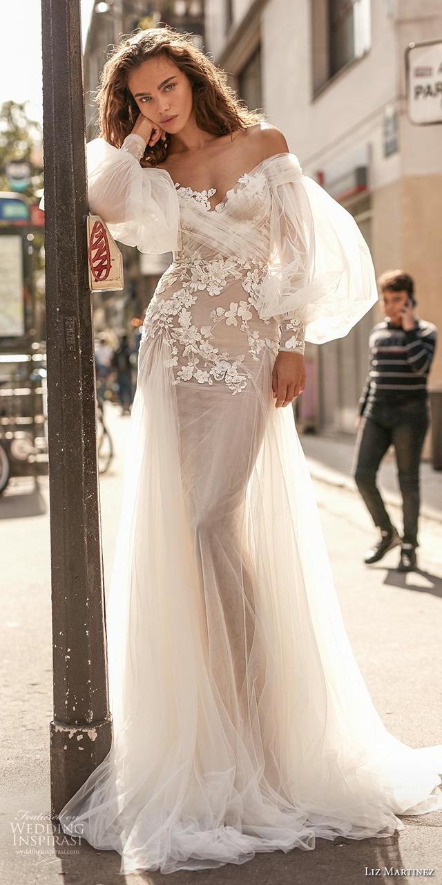 Liz Martinez 2020 "Amour"婚纱系列 精美饰珠打造完美新娘 