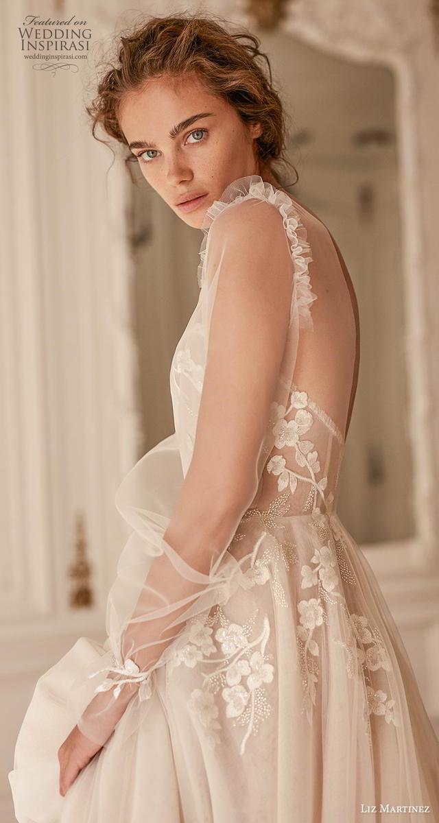 Liz Martinez 2020 "Amour"婚纱系列 精美饰珠打造完美新娘 