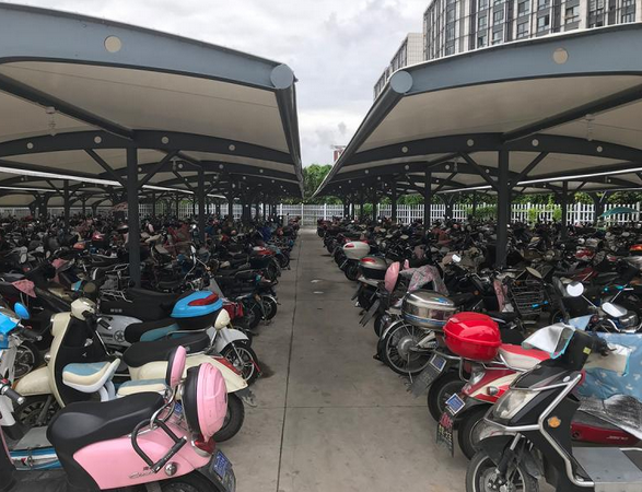 13号线金运路站附近增近5000个非机动车停车位_大申网_腾讯网