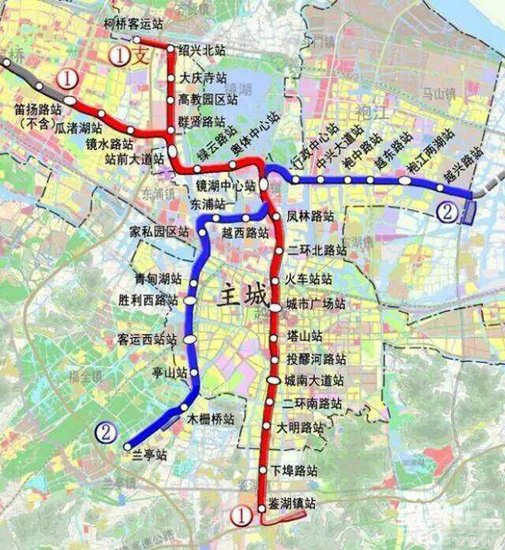 官方消息:绍兴地铁二号线调整线路 你家还有地铁吗,皋埠最新规划公示!