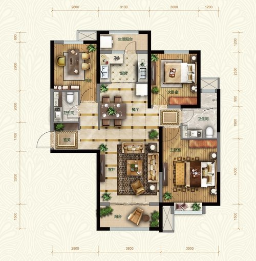 保利花园e区新品户型亮相 87-180平米舒适典范