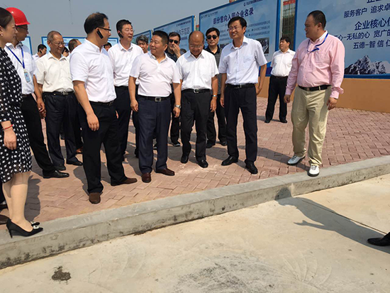 邯郸市政府考察团观摩莅临天山万创新兴智造产业园