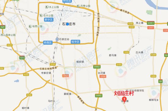 栾城县全部村庄地图图片