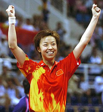 答:1988年汉城奥运会,乒乓球女单冠军:陈静;1992年汉巴塞罗那奥运会