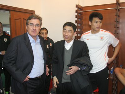 集团领导赛后鼓励鲁能期望球队保持良好势头