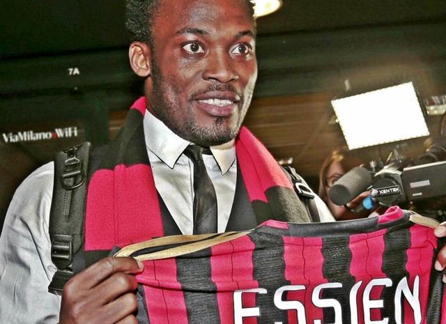 米兰官方宣布签约埃辛一年半合同获蓝军铁腰