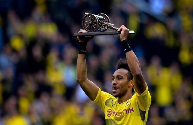 上赛季德甲"小钢炮"得主奥巴梅扬