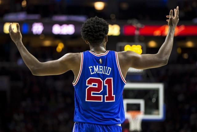 这也意味着自从2014年加盟nba以来,恩比德在生涯前3个赛季仅