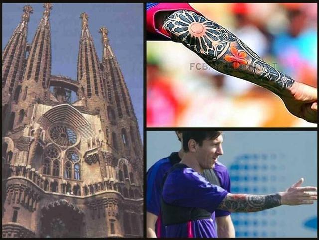 梅西麒麟臂含义曝光 文著名大教堂昭示爱巴萨