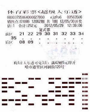 禁菸站點出大樂透頭獎哈市彩民領500萬圖