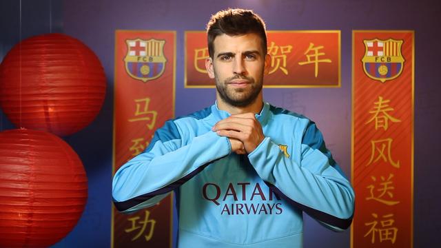 巴萨群星齐拜年