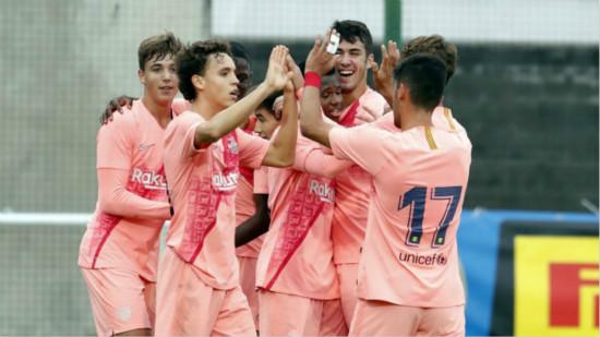 青年欧冠巴萨u19a队再次战胜国米20