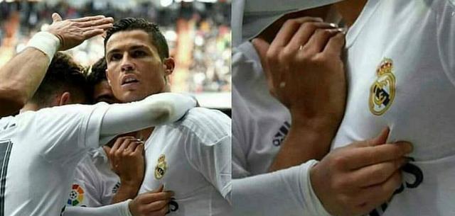 c罗惨遭咸猪手袭胸 伊斯科下黑手诡异笑对镜头