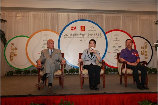 2012中国网球大奖赛将开幕 李玲蔚出席发布会