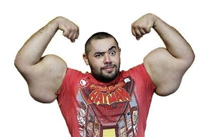 穆斯塔法的肱二头肌堪比常人腰围《大力水手》是伴随很多80后成长的一