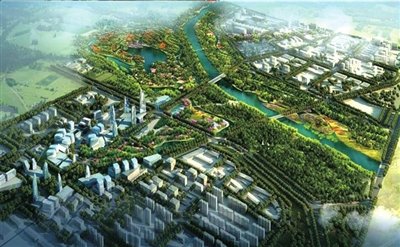 "未来科技城"位于昌平区小汤山镇和北七家镇交界地区,规划面积约10