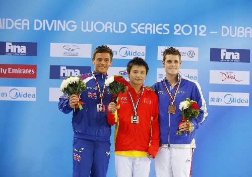 跳水系列赛邱波力压戴利封王梦之队包揽八金