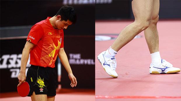 张继科带伤出战