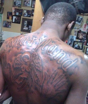 杜兰特今夏纹身上瘾后背再添天使和35号图案