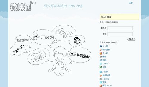 微博整合平台微博通推出：收发所有信息(图)