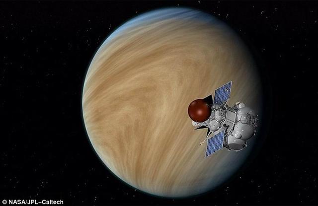 金星探测器简笔画图片